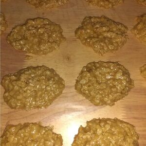 Homemade No-Bake Cookies Peanut Butter 1 dozen